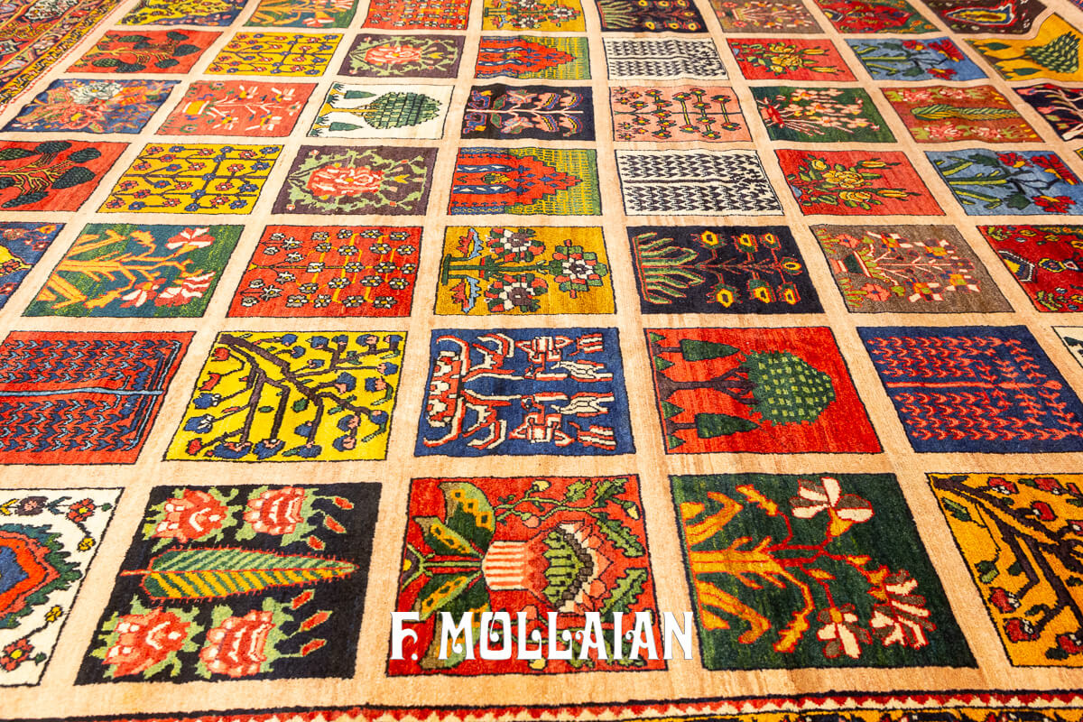 Bakhtiari Rug Very Large Garden Design n°:818996